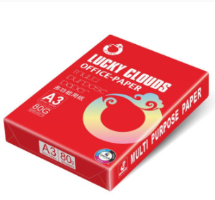 晨鸣（CHENMING）祥云 环保多功能复印纸 80G A3 500张/包 4包/箱（2000张）